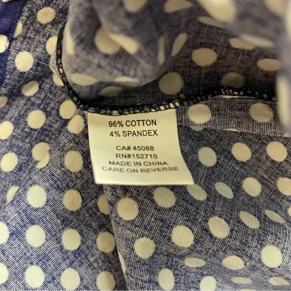 Cute Blue Polka Dot Wrap Dress 🩷 - Picture 8 of 10